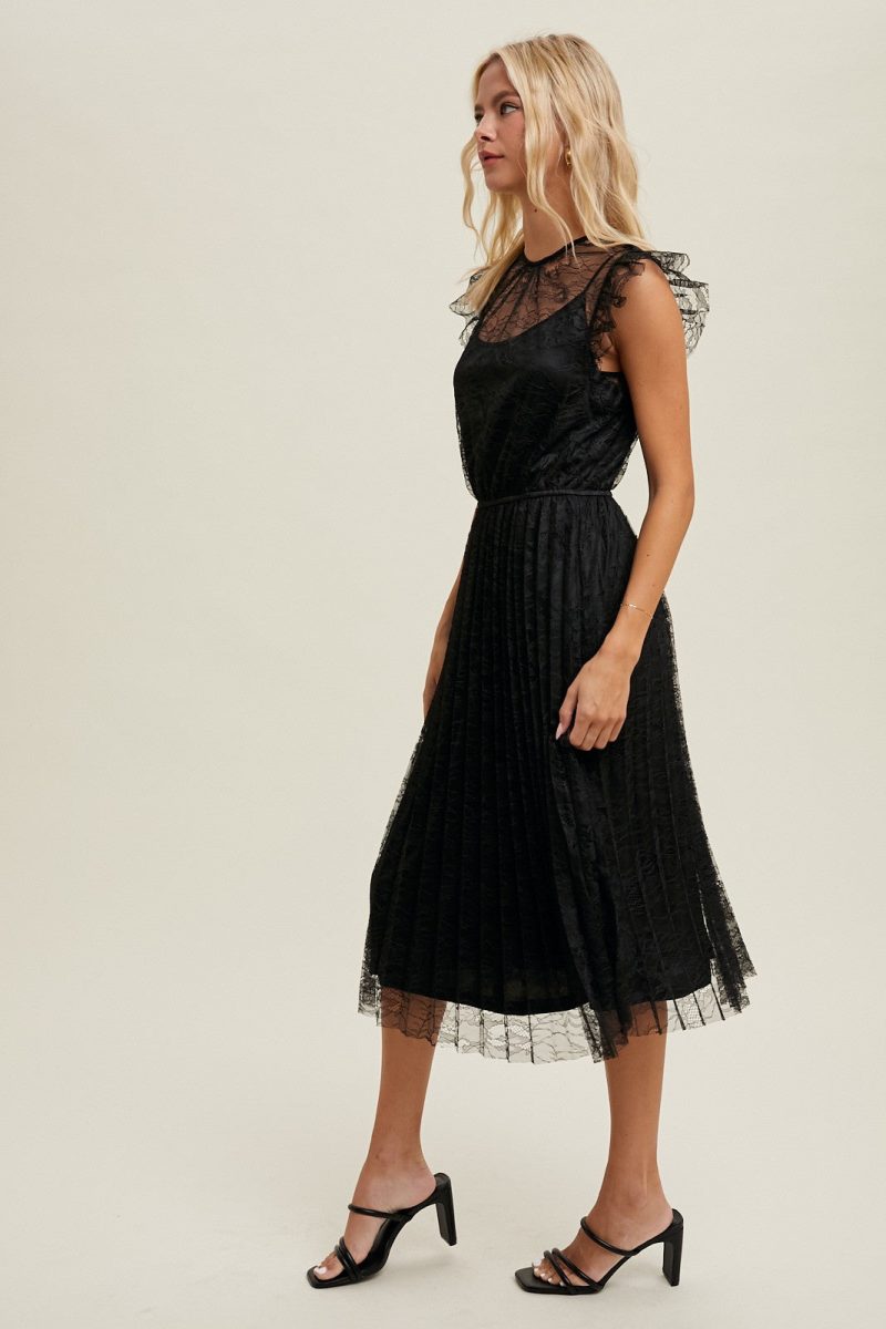 lacepleatedmididress1